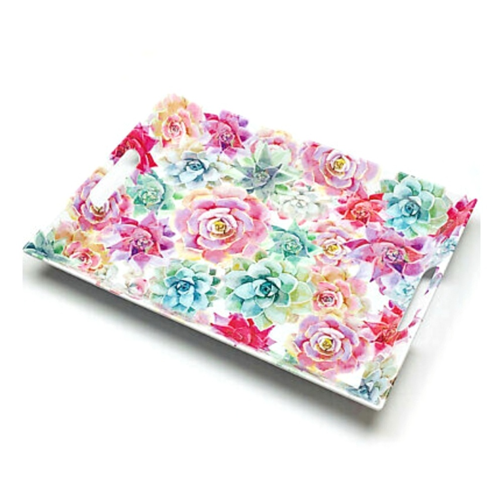 NICOLE MILLER Cactus Multicolor Succulents Tray